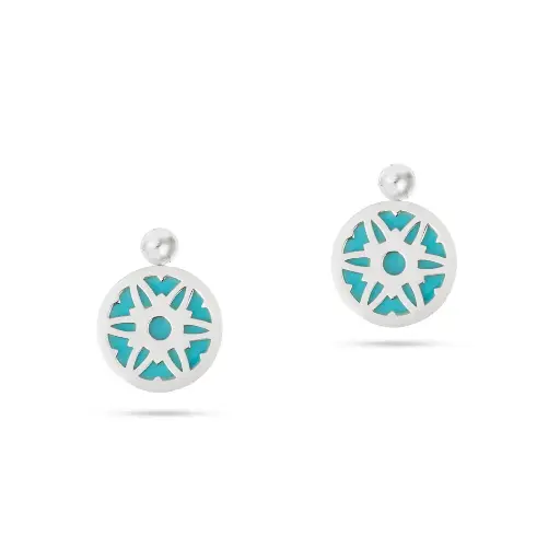 [H07158] Kai Turquoise Earring
