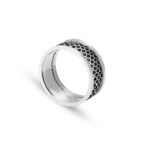 Men Silver Engagement Ring (MER120)