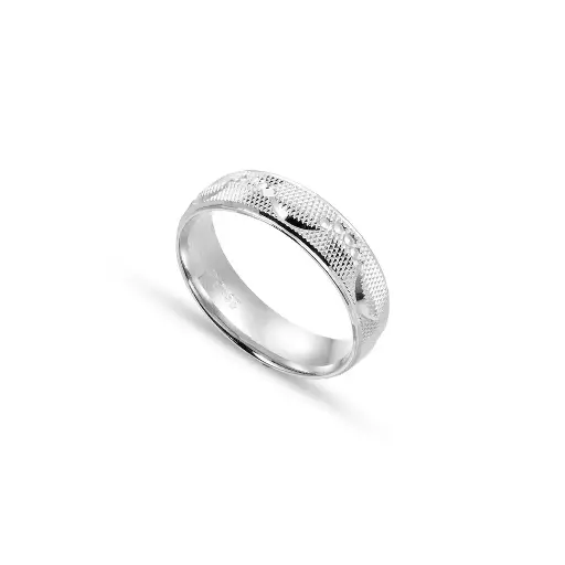 Men Silver Engagement Ring (MER63)