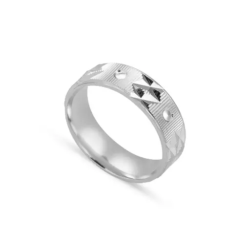 Men Silver Engagement Ring (MER68)