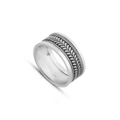 Men Silver Engagement Ring (MER127)