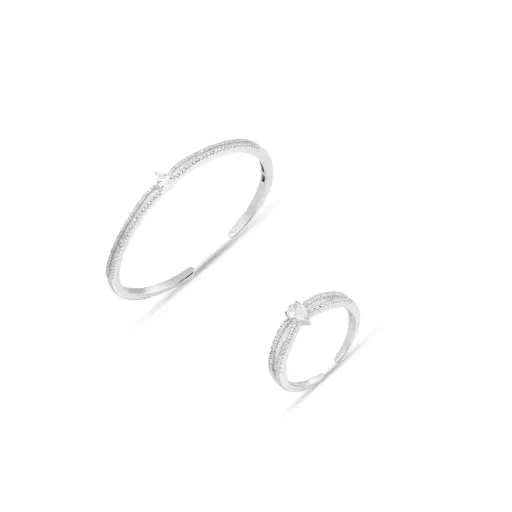 [H19104] Women Bangle with Ring