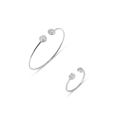 [H19340] Women Bracelet & Ring