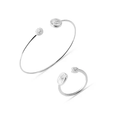 Women Bangle With Ring 