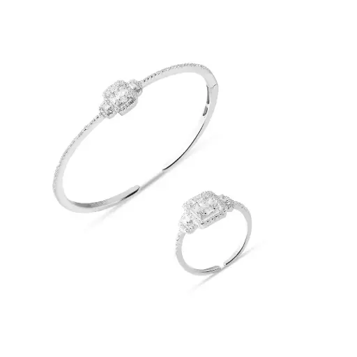 Women Bangle With Ring 