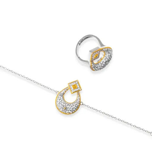 Women Bracelet & Ring (H-W-BR-21305)