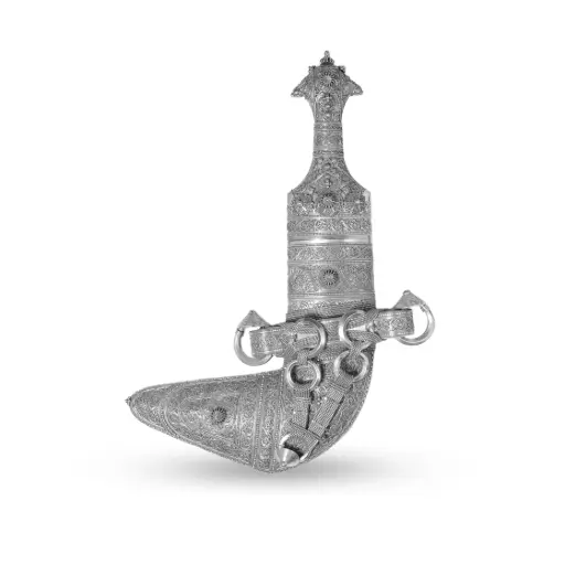 Omani Khanjar with Belt ( H-M-KH-21409)