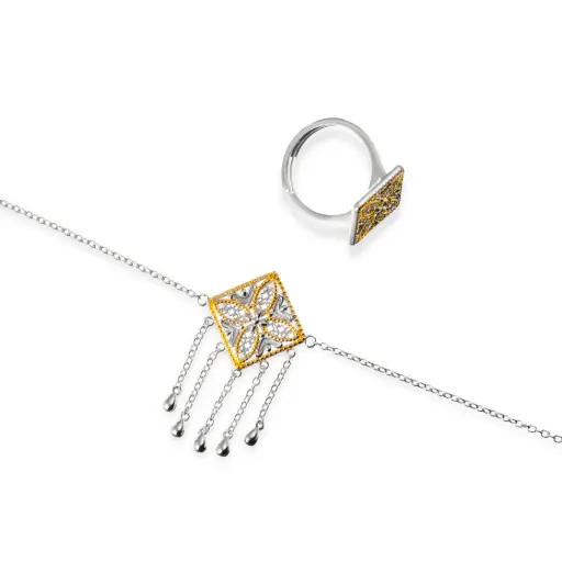 Women Bracelet & Ring (H-W-BR-22253)