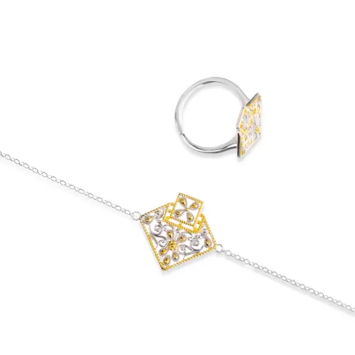 Women Bracelet & Ring (H-W-BR-22448)