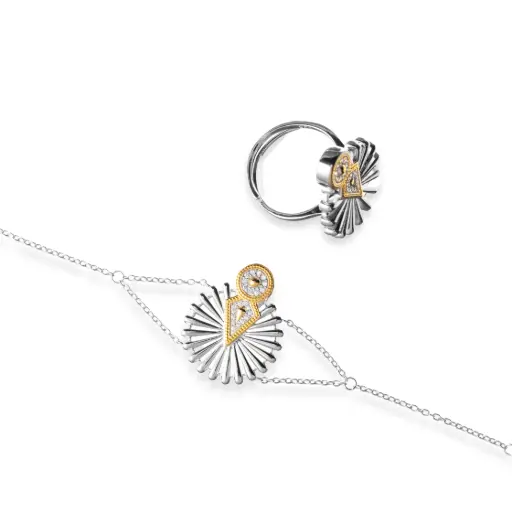 Women Bracelet & Ring (H-W-BR-22771)