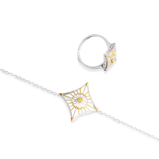 Women Bracelet & Ring (H-W-BR-22791)