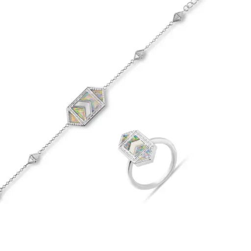 طقم إسوارة و خاتم من مَجموعة سَدو