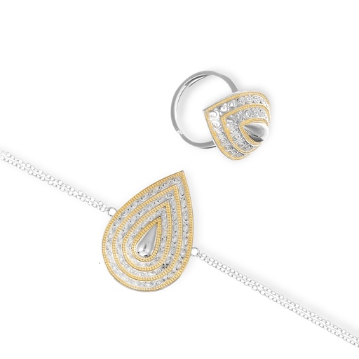 Women Bracelet and Ring (BR005)