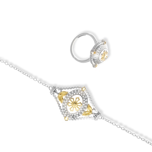 Women Bracelet and Ring (BR007)