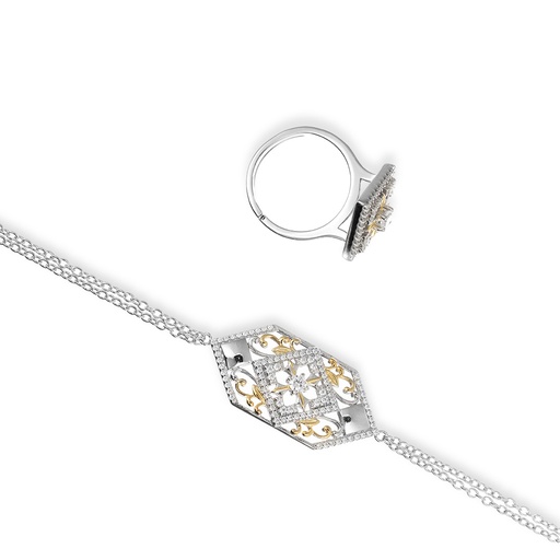 Women Bracelet and Ring (BR006)