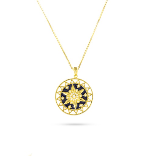 Ahad Silver Necklace - Small ( AH 2 )