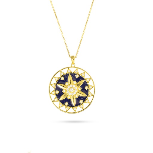 Ahad Silver Necklace - Large ( AH 1)