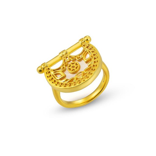 Kahilah's Gold-Plated Silver Ring (KC11)