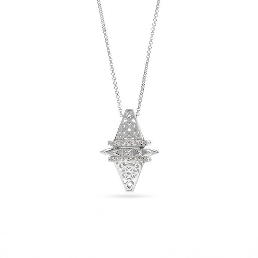 [p2125] Zayan's Silver Necklace - Small (ZC10)