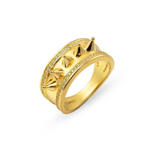 Mushawak's Gold-Plated Silver Ring - Small (MC13)
