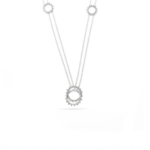 [p0742] Mushawak's Silver Necklace - Large (MC14)